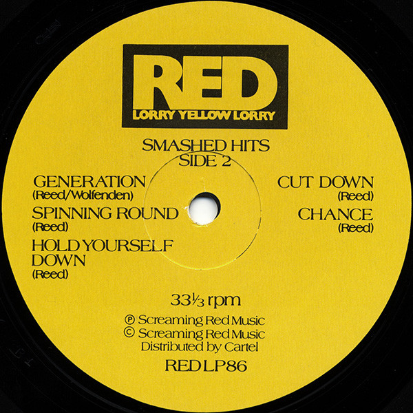 Red Lorry Yellow Lor - Smashed Hits - Used Vinyl Record image 4
