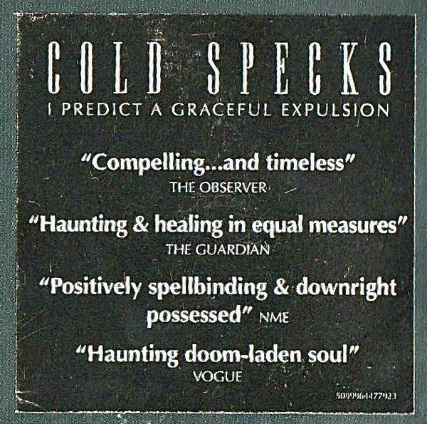 Cold Specks - I Predict A Graceful Expulsion - Used CD image 4