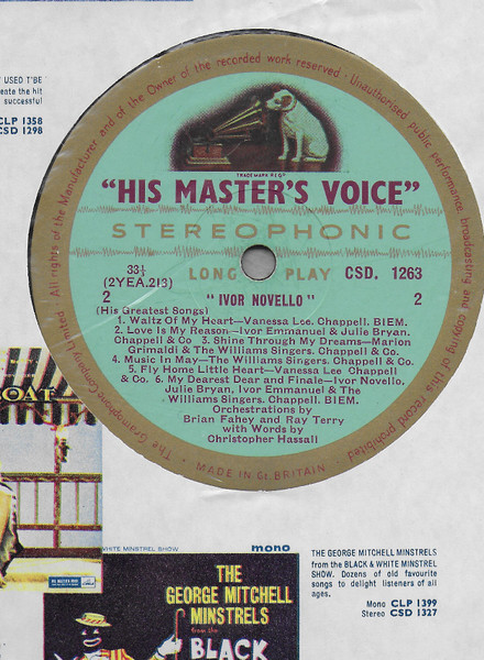 Ivor Novello - (His Greatest Songs) - Used Vinyl Record image 4