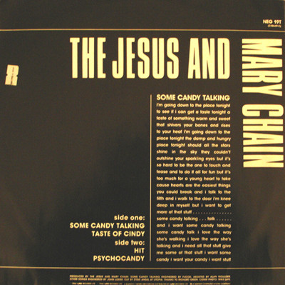 Jesus And Mary Chain - Some Candy Talking E.P. - Used Vinyl Record 12" image 2