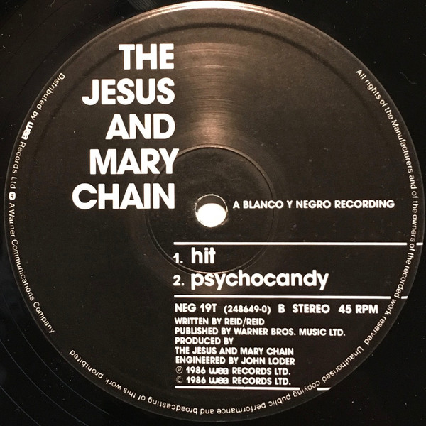 Jesus And Mary Chain - Some Candy Talking E.P. - Used Vinyl Record 12" image 4