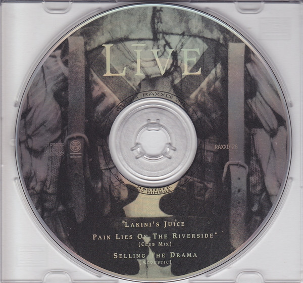 Live - Lakini's Juice - Used CD image 3
