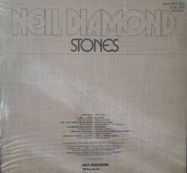 Neil Diamond - Stones - Used Vinyl Record image 2