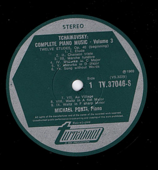 Pyotr Ilyich Tchaiko - Complete Piano Music Vol. 3 - Used Vinyl Record image 2