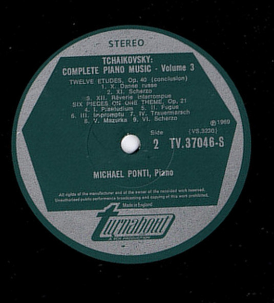 Pyotr Ilyich Tchaiko - Complete Piano Music Vol. 3 - Used Vinyl Record image 3