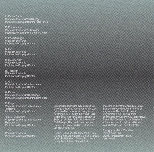 Sunna - One Minute Science - Used CD image 8