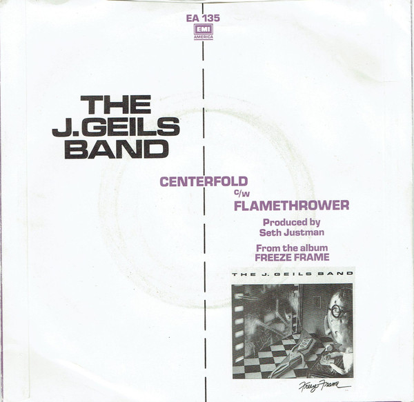 J. Geils Band - Centerfold - Used Vinyl Record 7" image 2
