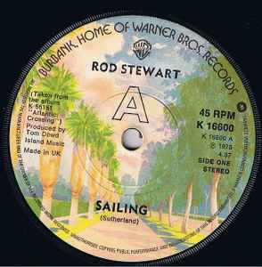 Rod Stewart - Sailing - Used Vinyl Record 7" image 1