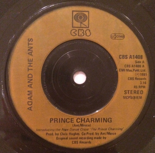 Adam And The Ants - Prince Charming - Used Vinyl Record 7" image 3