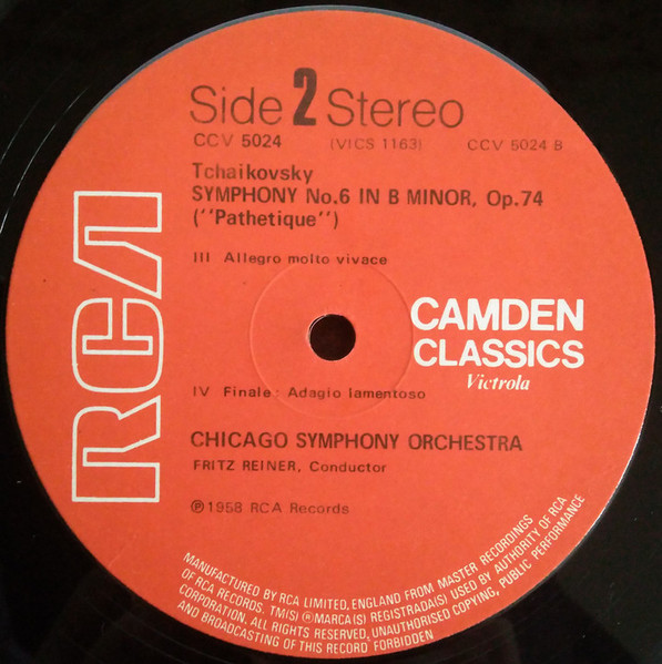 Pyotr Ilyich Tchaiko - Symphony No. 6 "Pathetique" - Used Vinyl Recor image 4