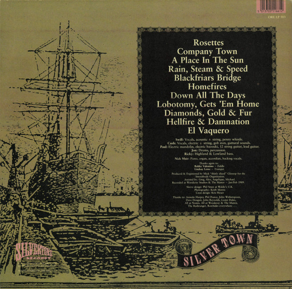 Men They Couldn't Ha - Silver Town - Used Vinyl Record image 4