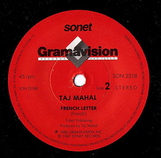 Taj Mahal - Everybody Is Somebody - Used Vinyl Record 7" image 4
