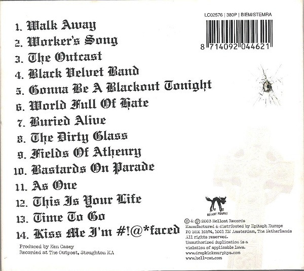 Dropkick Murphys - Blackout - Used CD image 2