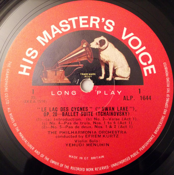 Pyotr Ilyich Tchaiko - Swan Lake: Suite From The Ballet - Used Vinyl image 3