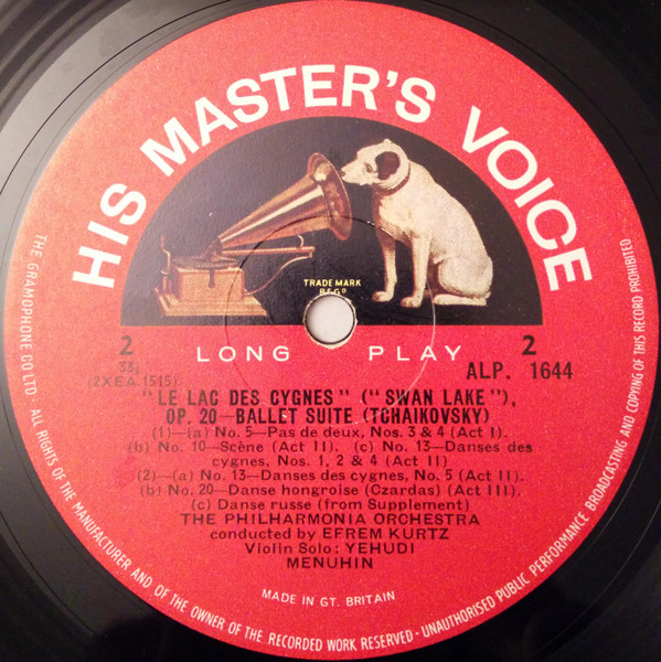 Pyotr Ilyich Tchaiko - Swan Lake: Suite From The Ballet - Used Vinyl image 4
