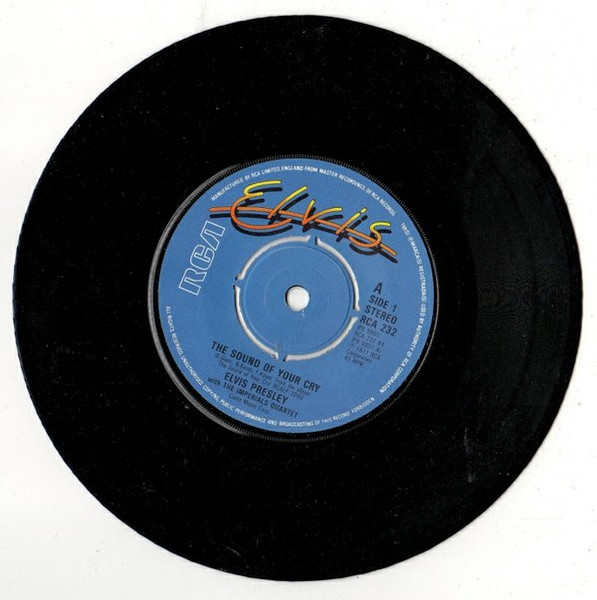 Elvis Presley - Sound Of Your Cry - Used Vinyl Record 7" image 3