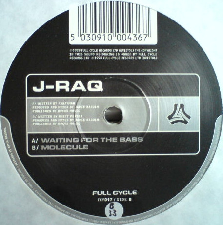 J-Raq - Waiting For The Bass - Used Vinyl Record 12" image 4