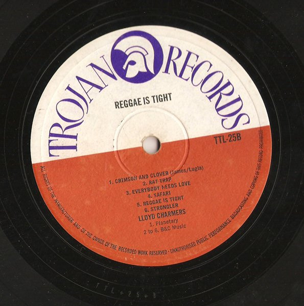 Lloyd Charmers - Reggae Is Tight - Used Vinyl Record image 4