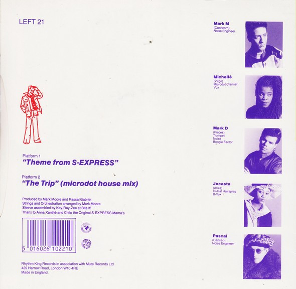 S'Express - me From S-Express / The Trip (Microdot House Mix) - Used V image 2