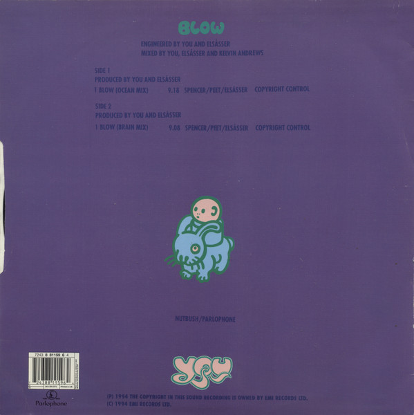 You - Blow - Used Vinyl Record 12" image 2