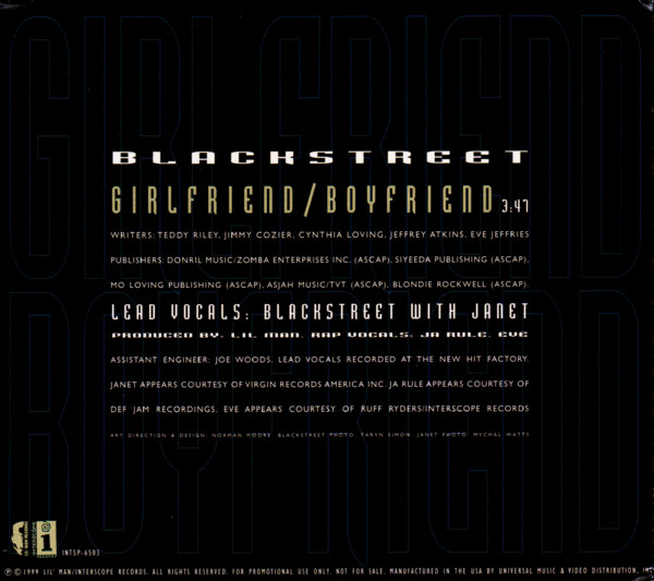 Blackstreet - Girlfriend / Boyfriend - Used CD image 2