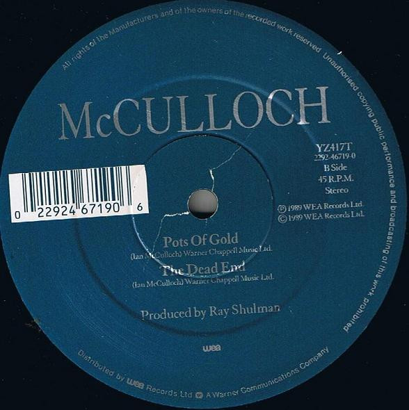 Ian McCulloch - Proud To Fall - Used Vinyl Record 12" image 4