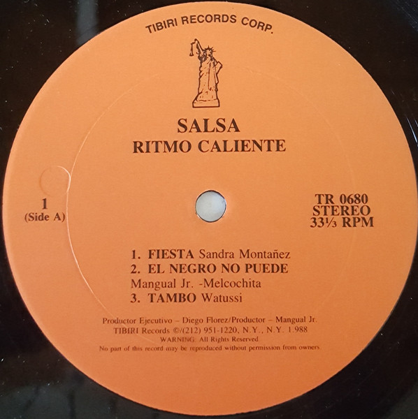 Salsa Ritmo Caliente - Used Vinyl Record image 3