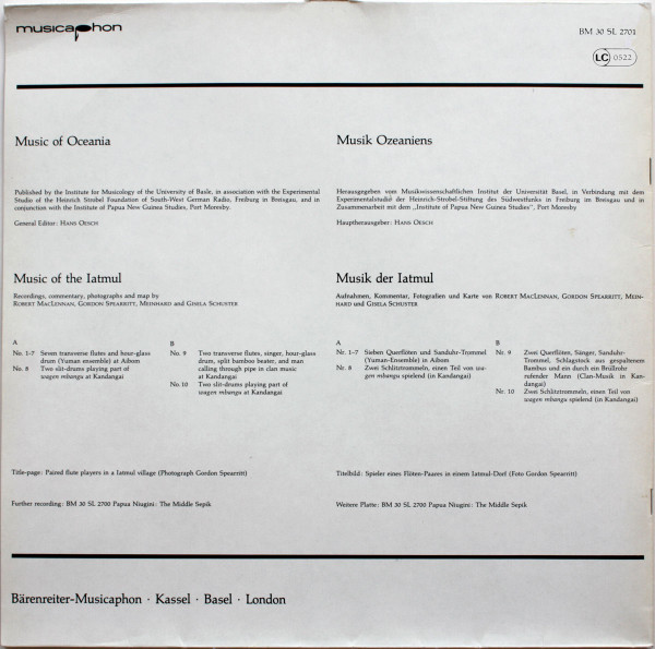 Iatmul - Of Papua Niugini - Used Vinyl Record image 2