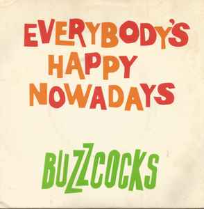 Buzzcocks - Everybody's Happy Nowadays - Used Vinyl Record 7" image 1