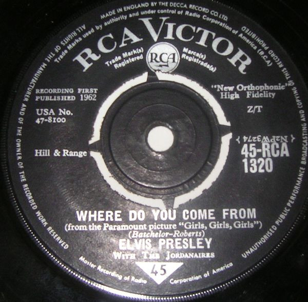 Elvis Presley - Return To Sender - Used Vinyl Record 7" image 2