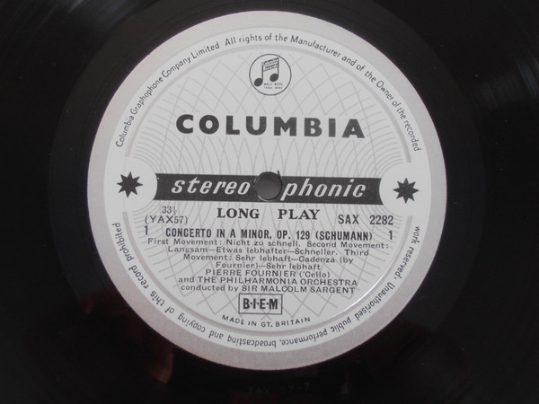 Pierre Fournier - Cello Concerto In A Minor / Variations On A Rococo Th image 3