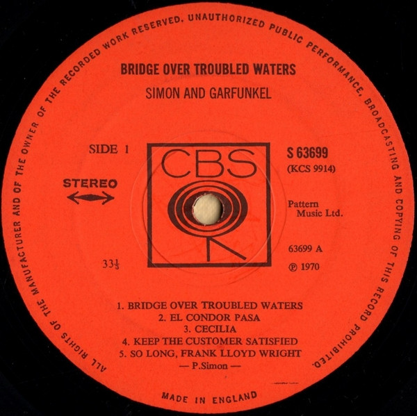Simon & Garfunkel - Bridge Over Troubled Water - Used Vinyl Record image 3