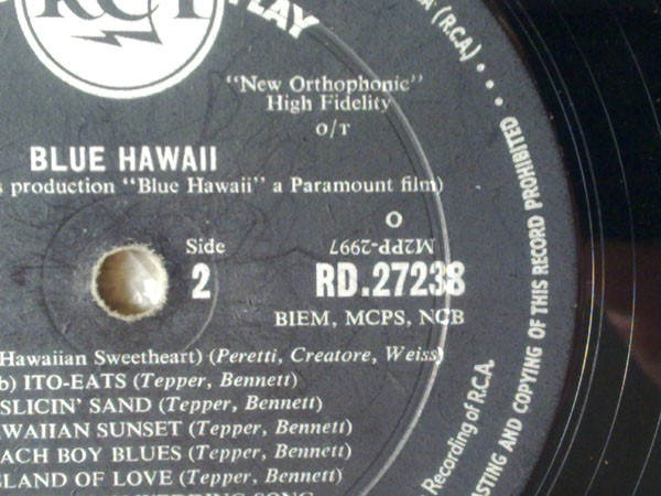 Elvis Presley - Blue Hawaii - Used Vinyl Record image 6