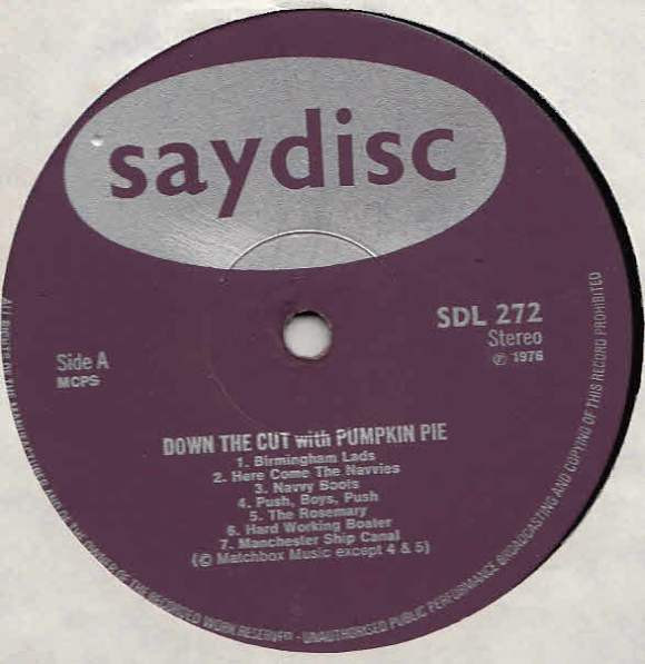 Pumpkin Pie - Down The Cut - Used Vinyl Record image 3