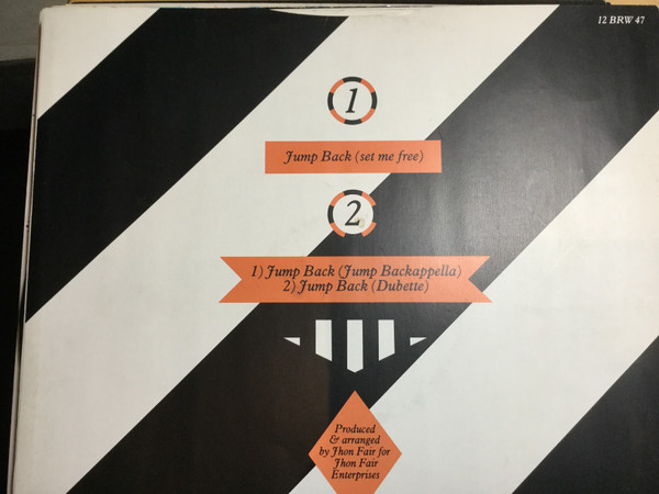 Dhar Braxton - Jump Back (Set Me Free) - Used Vinyl Record 12" image 2