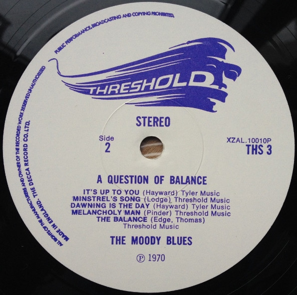 Moody Blues - A Question Of Balance - Used Vinyl Record image 6