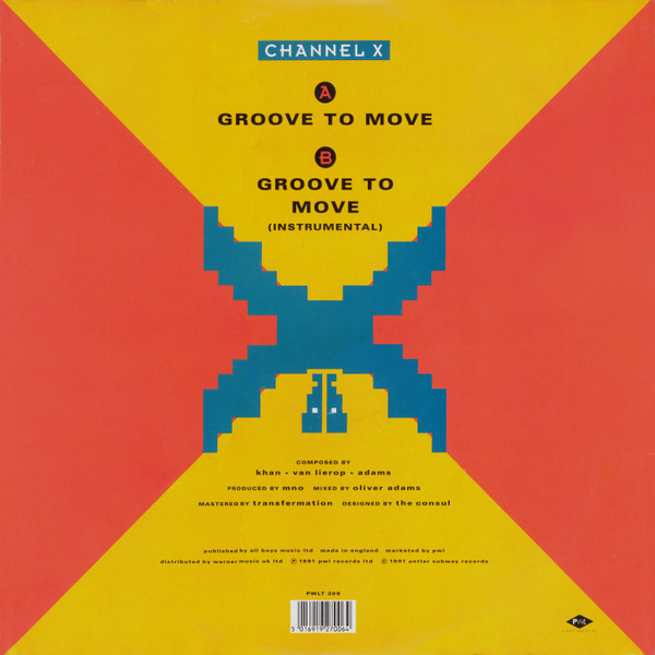 Channel X - Groove To Move - Used Vinyl Record 12" image 2