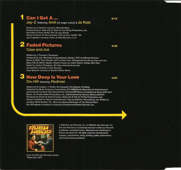 Jay-Z - Can I Get A... (Def Jam's Rush Hour) - Used CD image 4