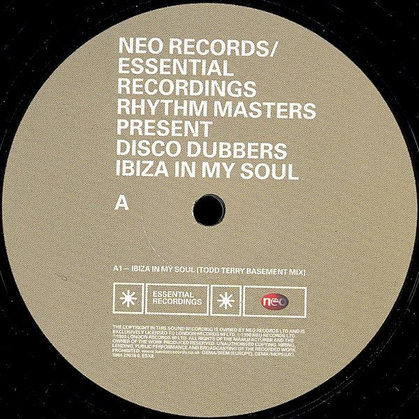 Rhythm Masters - Ibiza In My Soul - Used Vinyl Record 12" image 3