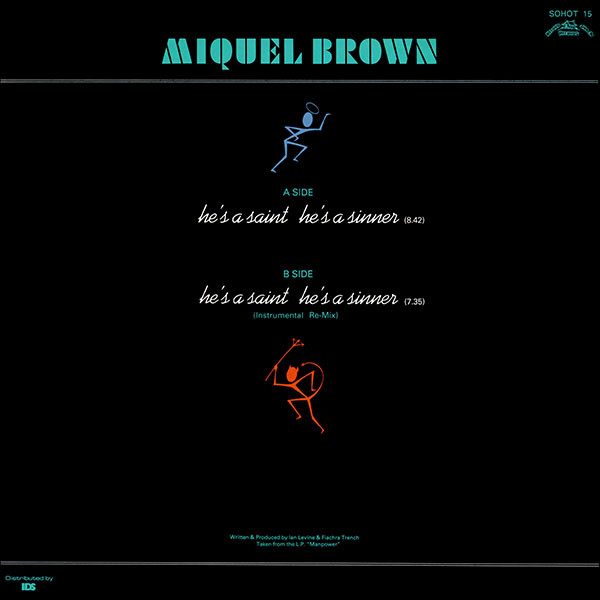 Miquel Brown - He's A Saint, He's A Sinner - Used Vinyl Record 12" image 2