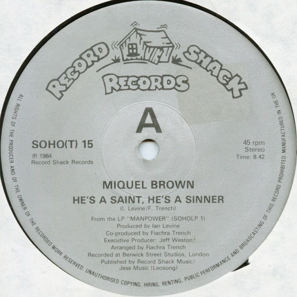 Miquel Brown - He's A Saint, He's A Sinner - Used Vinyl Record 12" image 3