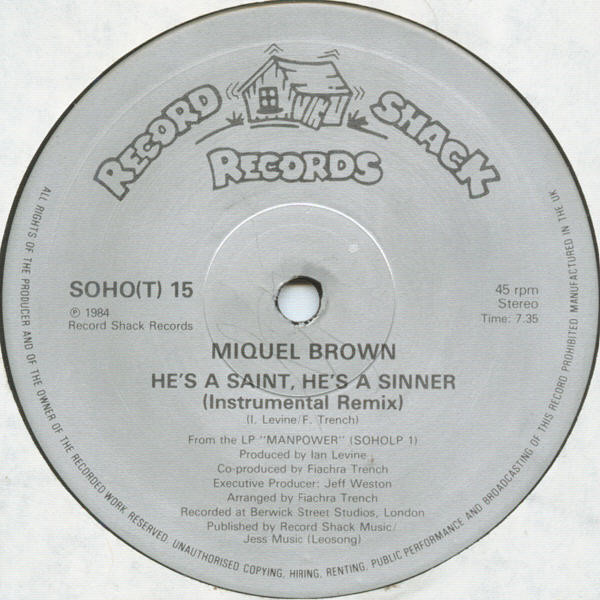Miquel Brown - He's A Saint, He's A Sinner - Used Vinyl Record 12" image 4