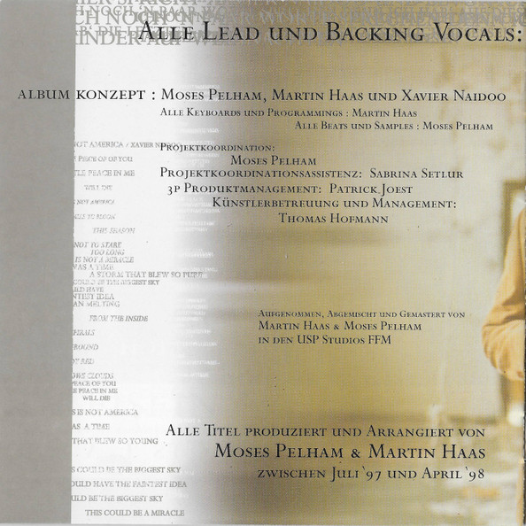 Xavier Naidoo - Nicht Von Dieser Welt - Used CD image 12