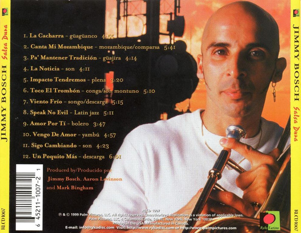 Jimmy Bosch - Salsa Dura - Used CD image 20