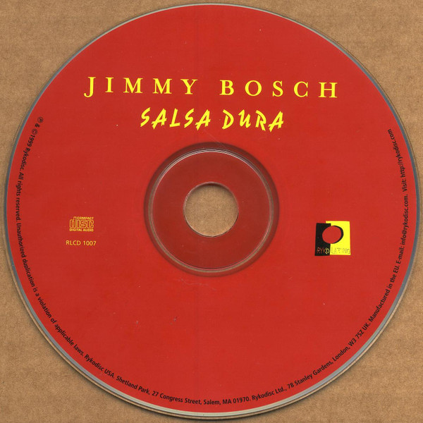 Jimmy Bosch - Salsa Dura - Used CD image 21