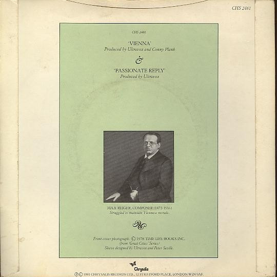 Ultravox - Vienna - Used Vinyl Record 7" image 2