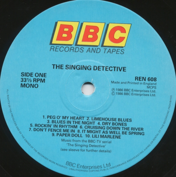 Various - Singing Detective (Music From The BBC-TV Serial) - Used Vinyl image 3