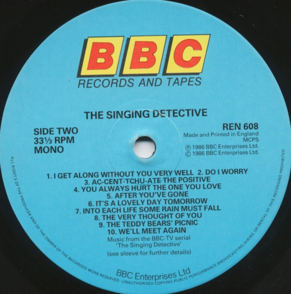 Various - Singing Detective (Music From The BBC-TV Serial) - Used Vinyl image 4