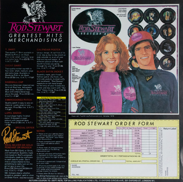 Rod Stewart - Greatest Hits Vol. 1 - Used Vinyl Record image 7