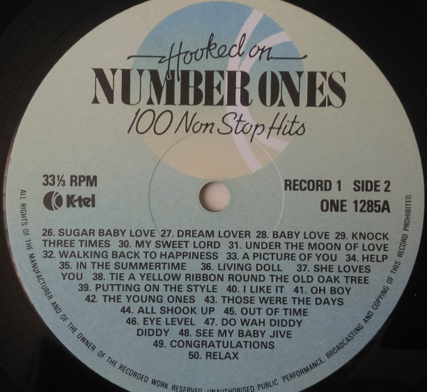 Various - Hooked On Number Ones / 100 Non Stop Hits - Used Vinyl Reco image 4